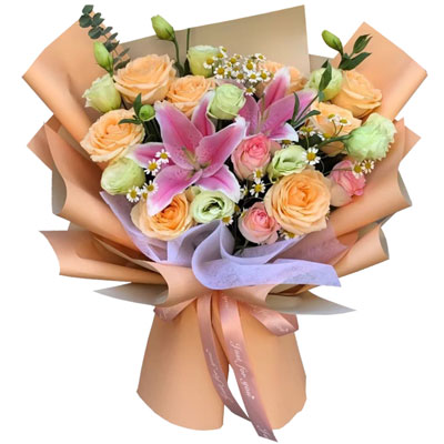 株洲11朵玫瑰桔梗百合，陪你每个季节
